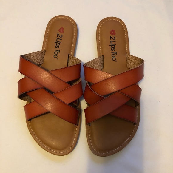 DONATED 2 Lips Too Slide In Sandals - Picture 12 of 16